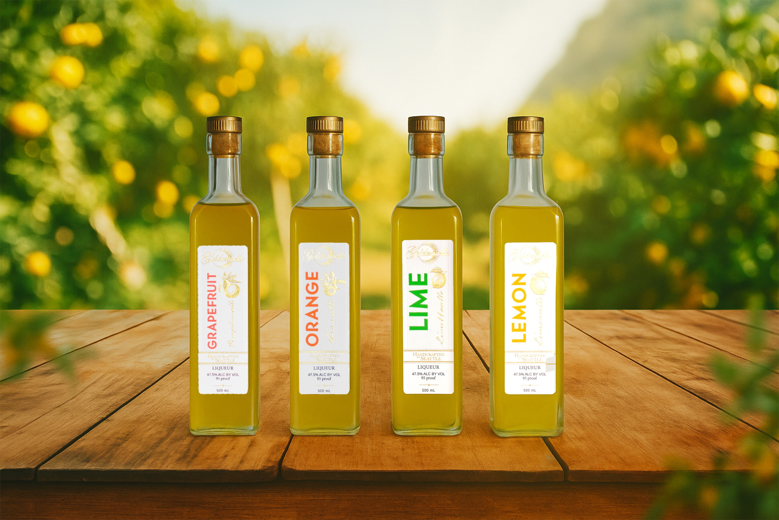 Goldencello's 4 Bold Cello Flavors